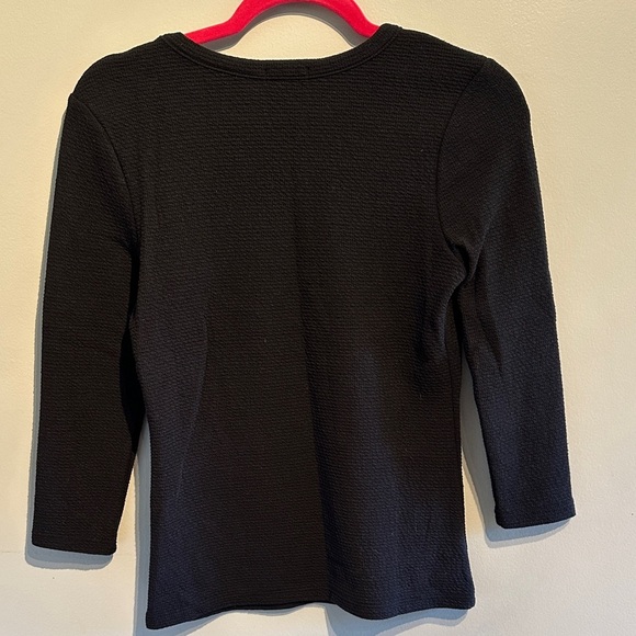 🌸Classic Black Crew Neck Sweater - Picture 3 of 5